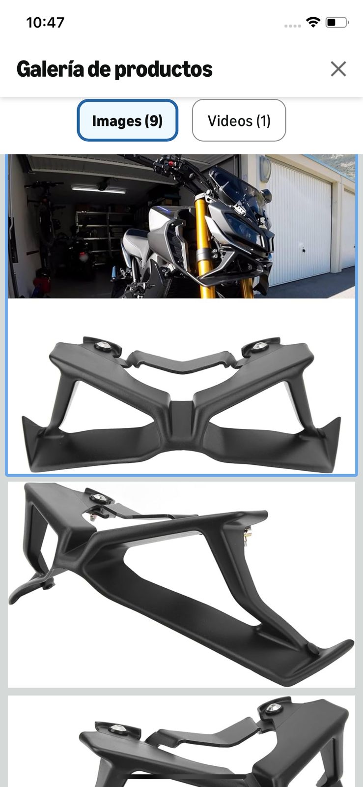 alerón delantero aerodinámico (winglet) yamaha mt 09 / sp (2017 2020) alerón delantero aerodinámico (winglet) yamaha mt 09 / sp (2017 2020)